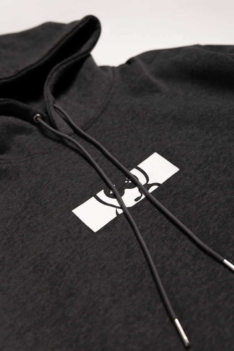 Charcoal Box Logo Hoodie – Spacestation Gaming