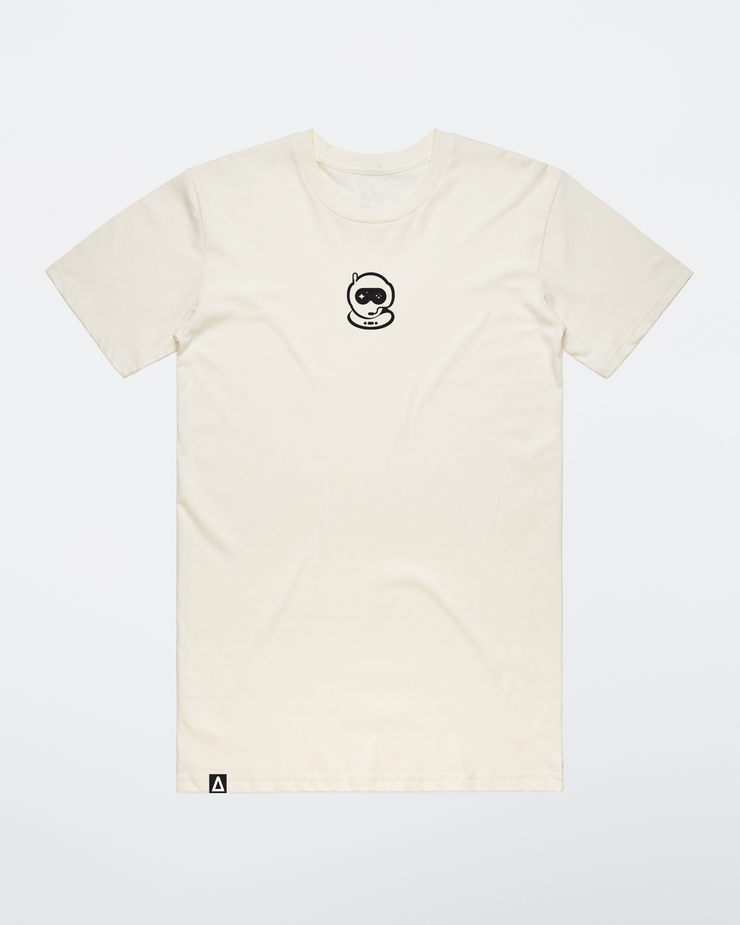 Cream Logo Tee