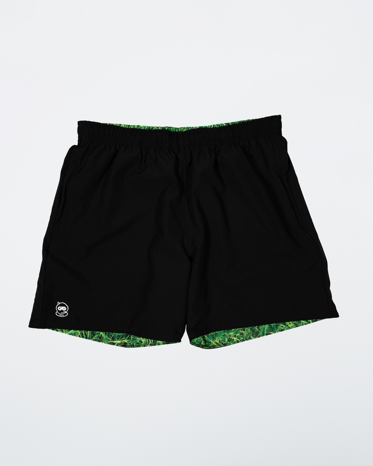 Reversible Touch Grass Shorts